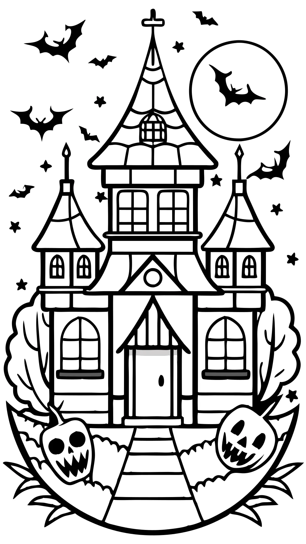 scary movie coloring pages